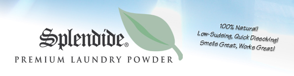 From the makers of America's favorite combination washer-dryers, Splendide Premium Laundry Powder is specially formulated to be tough on stains and odors, but gentle on you, your fabrics, and your high-efficiency Splendide washer-dryer. 